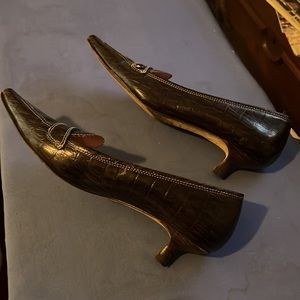 Joan & David Dark Brown Heels, 8.5 M